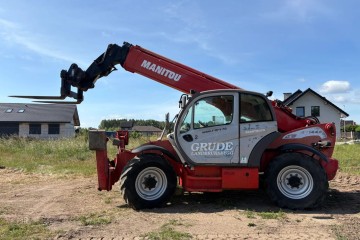 Ładowarka teleskopowa Manitou MT1440 EP z 2008r. z Norwegii 3900mtg!!!